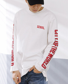서울 레터링 티셔츠